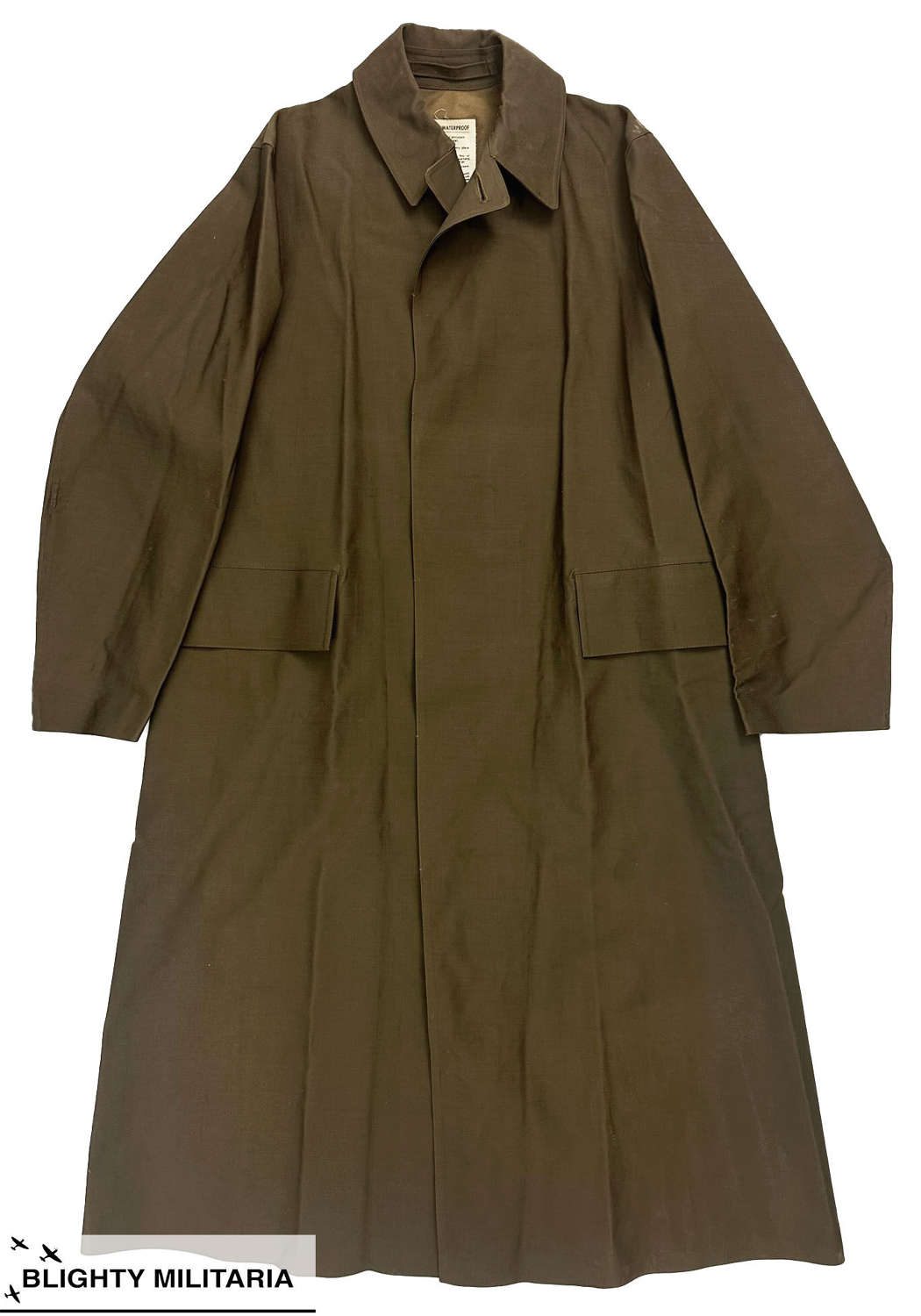 Original 1954 Dated British Army 'Coats Rubberised No. 1A (Khaki)'