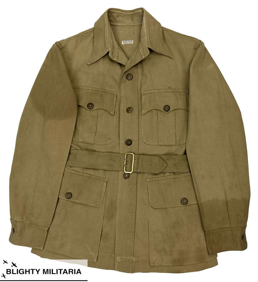 Original 1940s RAF / British Army Officer's KD Bush Jacket - Size 36