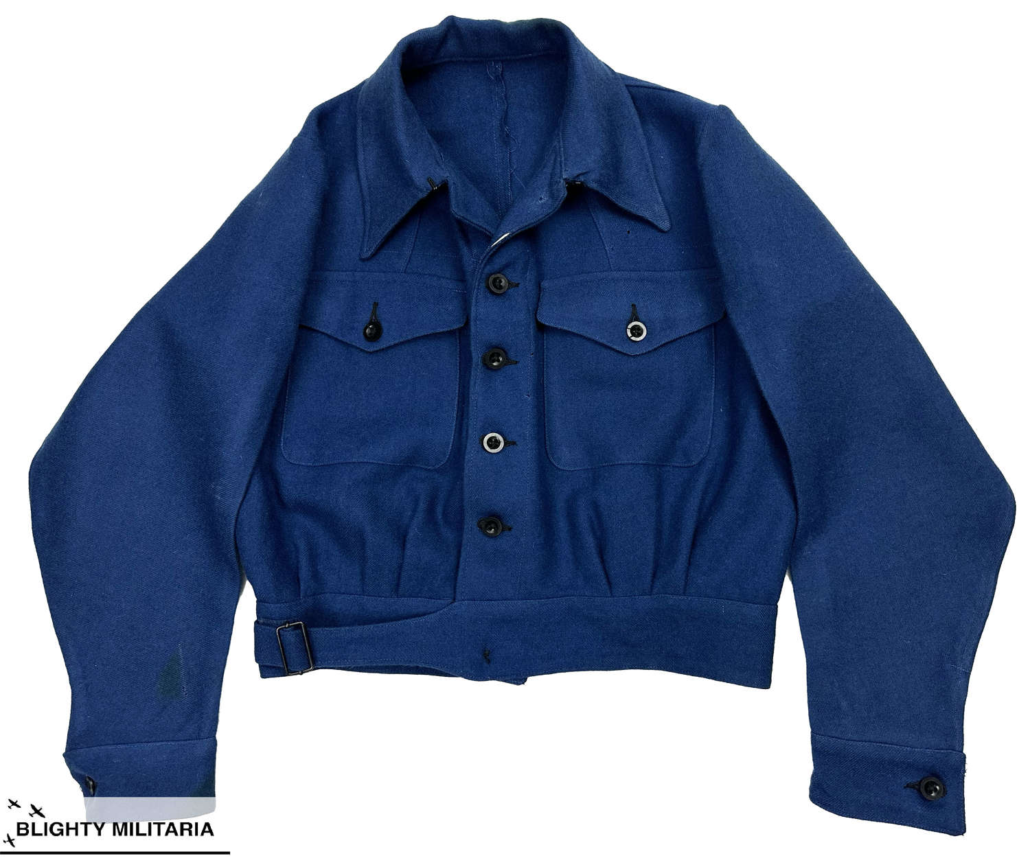 Rare Original 1945 Dated ATS Hospital Blue Battledress Jacket - Size 7