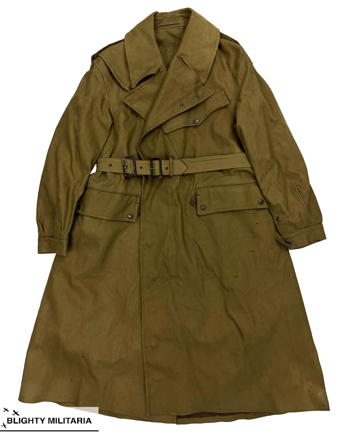 Original 1944 Dated British Army Dispatch Rider's Coat - Size 6