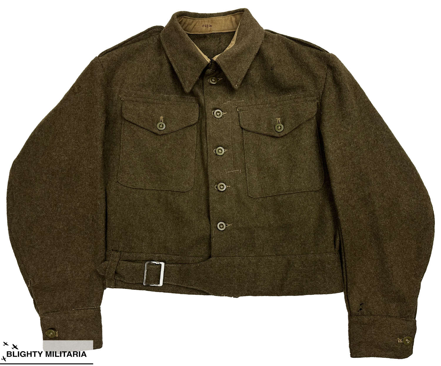 Original 1945 Dated 1940 Pattern Battledress Blouse - Size 12