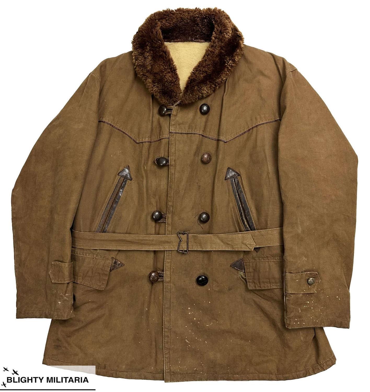 Original 1940s French 'Canadienne' Barnstormer Mackinaw Jacket