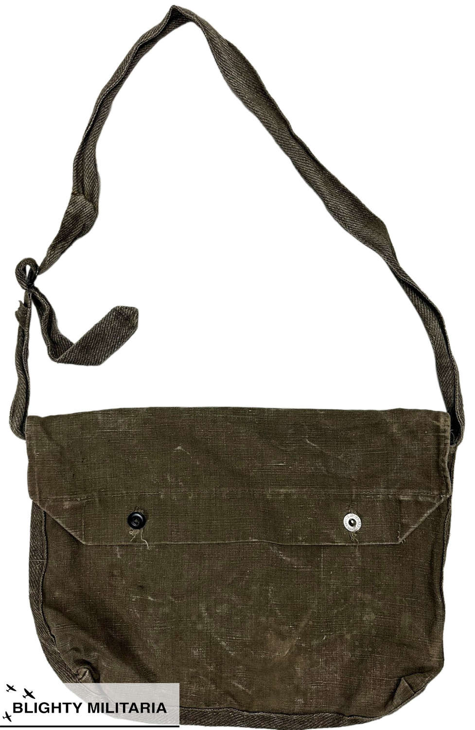 Original 1940s French Army Modele 1892 Musette Bag Haversack