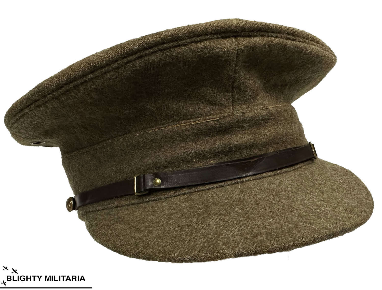 Original British Army 1922 Pattern Peaked Cap - Size 7 1/4