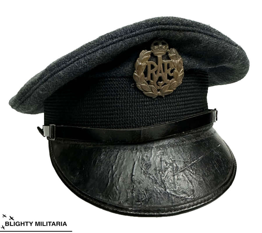 Scarce 1940 Dated RAF Ordinary Airman's Peaked Cap - Size 6 7/8