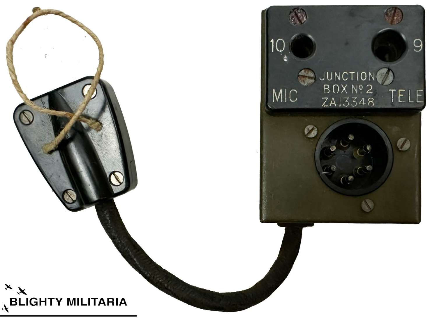 Original WW2 British Army No. 38 Wireless Set Junction Box No. 2