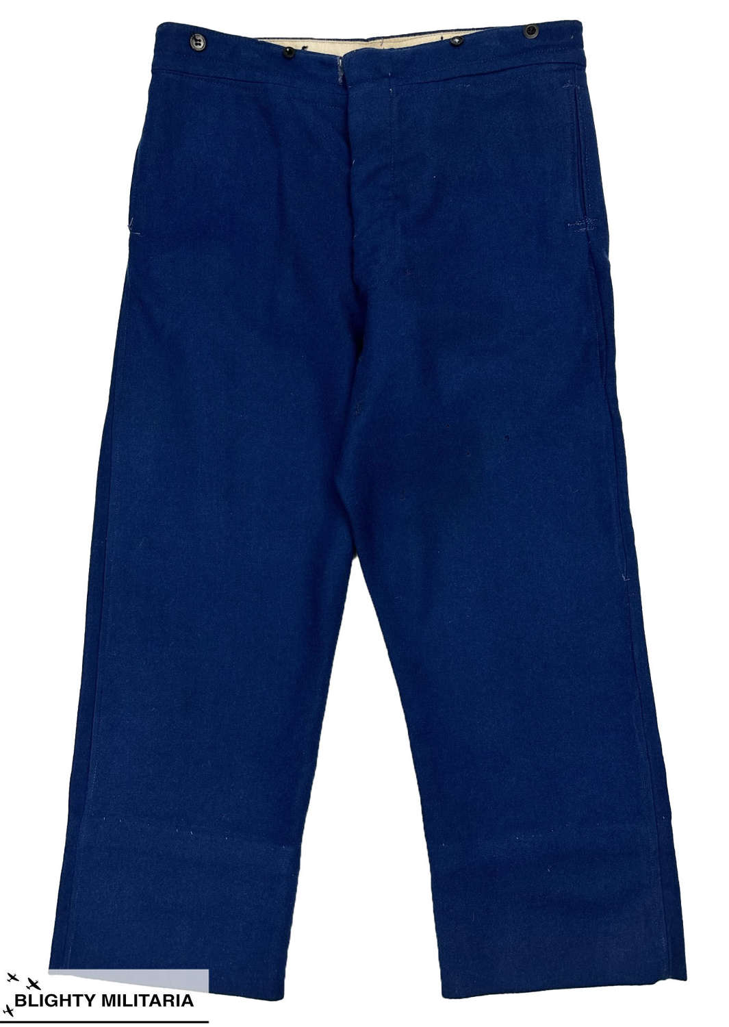 Original 1942 Dated British Hospital Blue Trousers