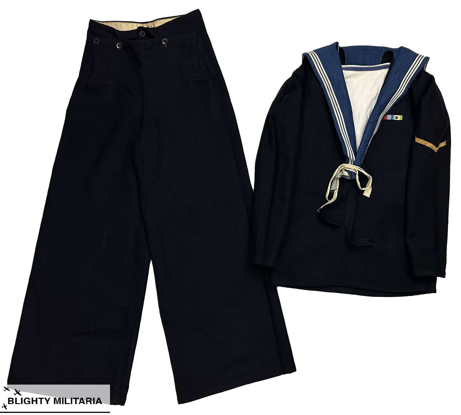 Original 1940s Royal Navy Able Seaman's Uniform