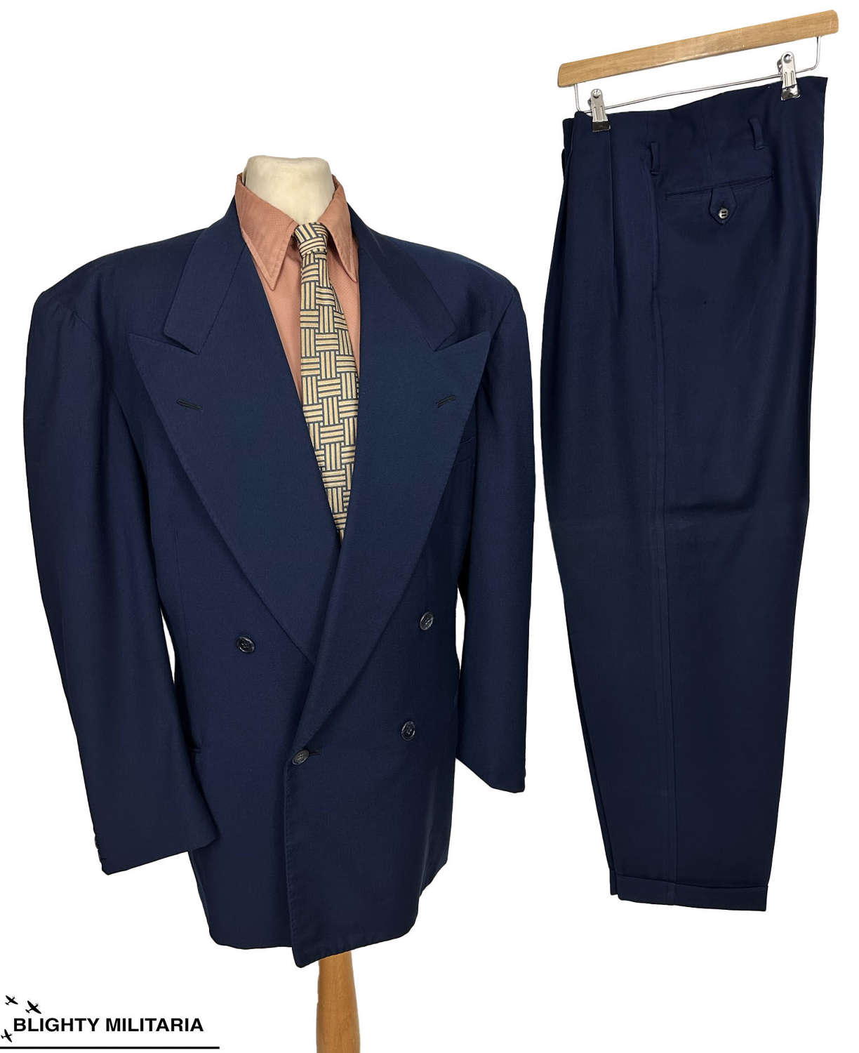 Original 1949 Dated American Bold Look Men's Suit - Buddy Rogers