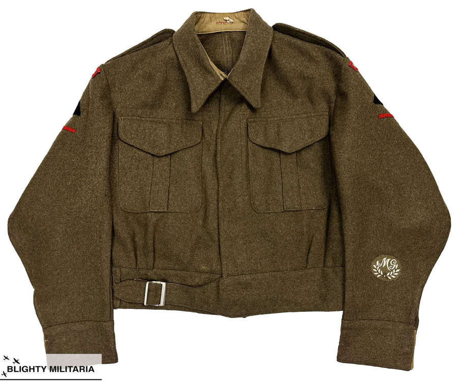 Original 1942 Dated Middlesex Regiment Battledress Blouse 3rd Division