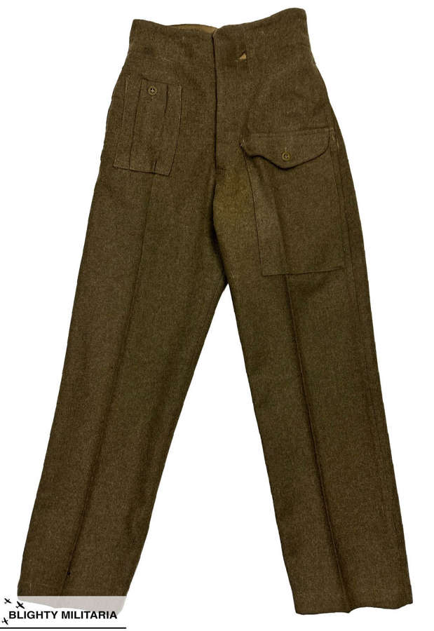 Original 1945 Dated Army Air Corps Attributed Battledress Trousers