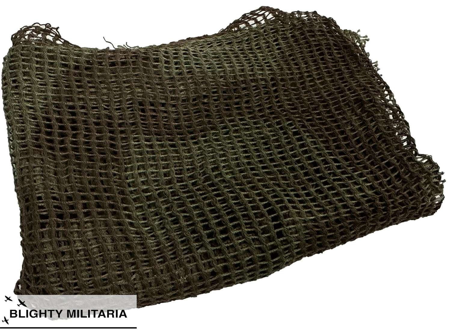 Original WW2 British Army Camouflage Scrim Net Scarf