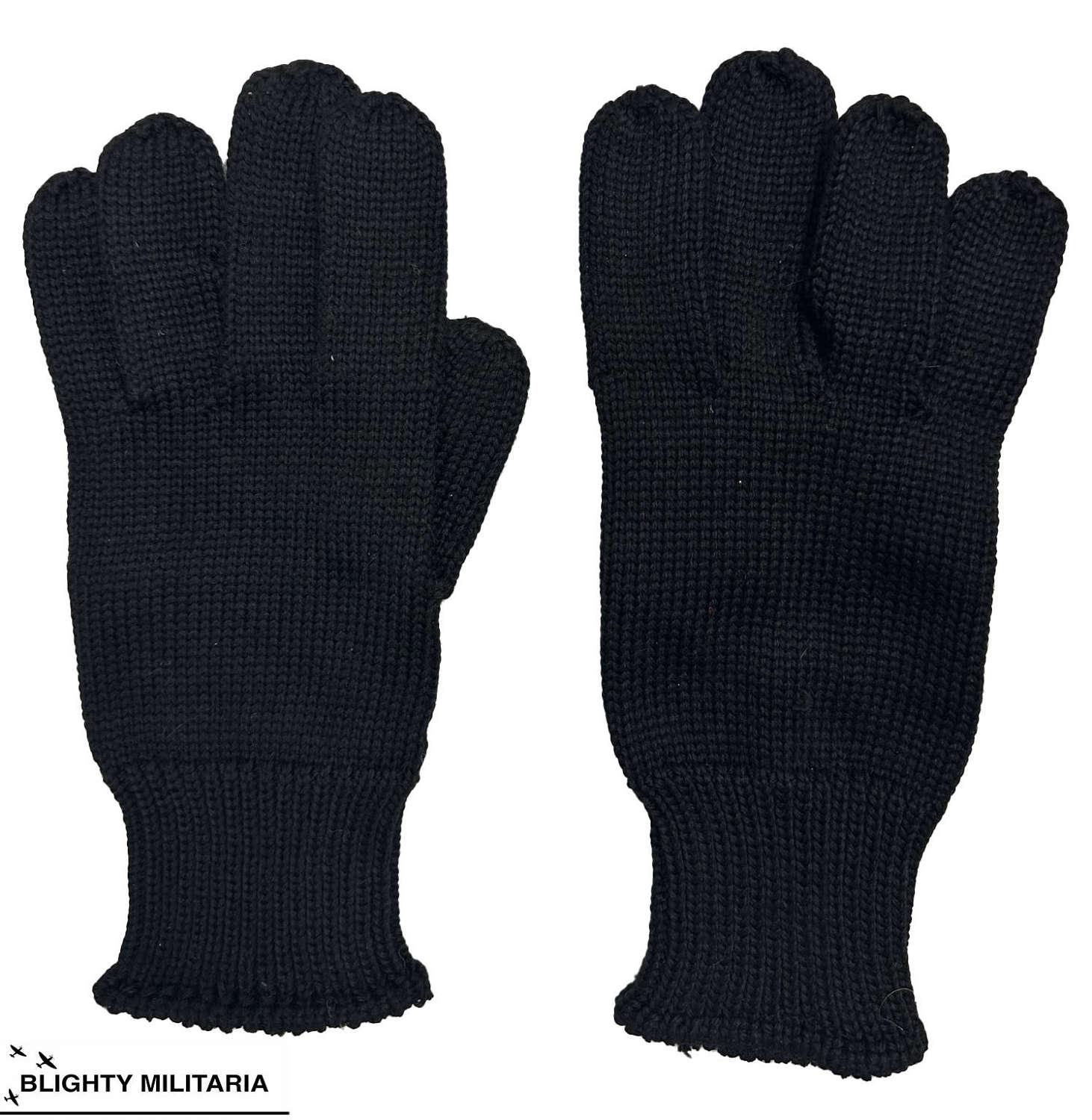 Original WW2 Period Royal Navy Able Seaman's Woollen Gloves