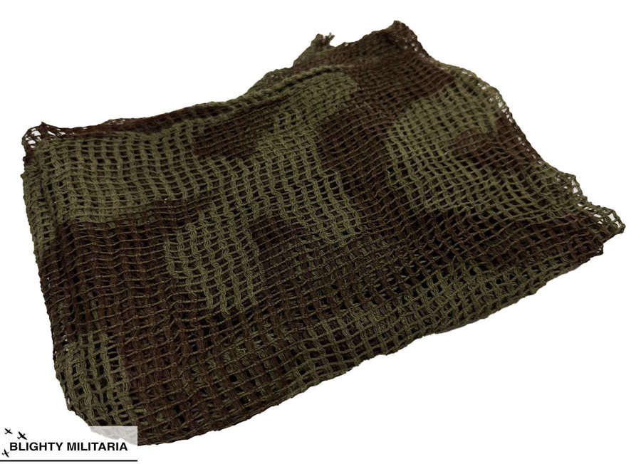 Original 1960s British Army Scrim Net Camouflage Scarf Face Veil