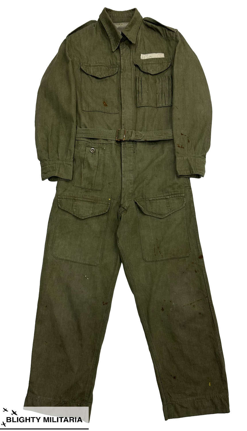 Original British Army Denim Tank Suit - Size 2