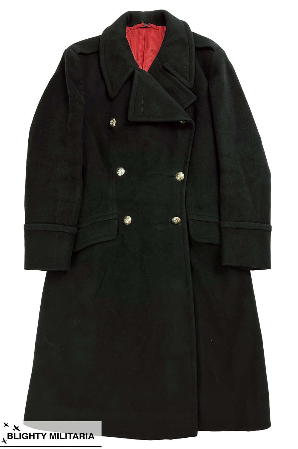Original 1950s Women's Royal Army Corps Crombie Greatcoat