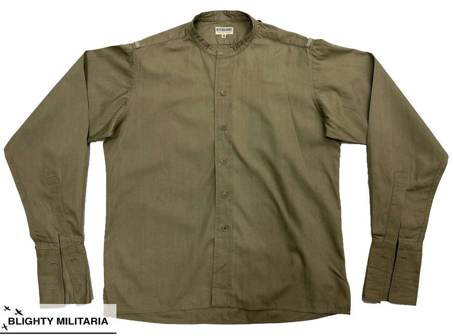 Original 1940s Women's Military Blouse Shirt by 'Austin Reed' - ATS