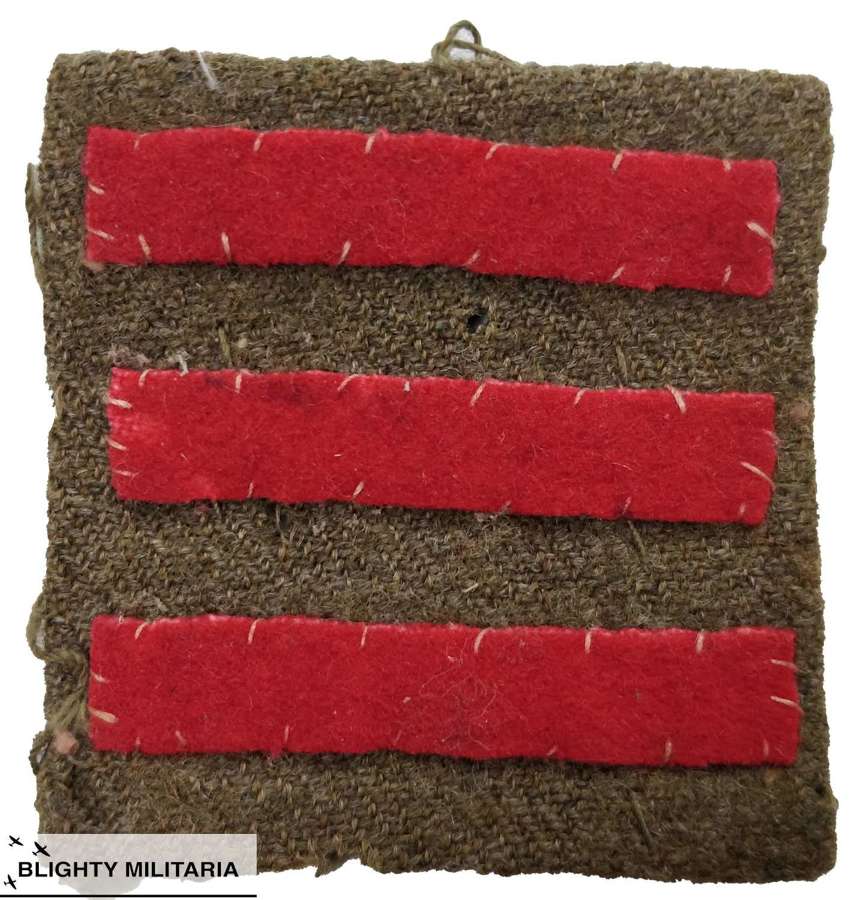 Original WW2 Infantry Arm of Service Stripes