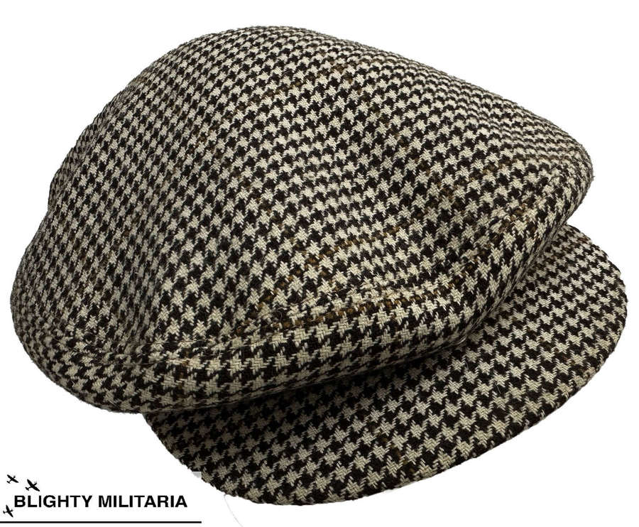 Original 1940s Deadstock Unworn French Flat Cap - Size 58
