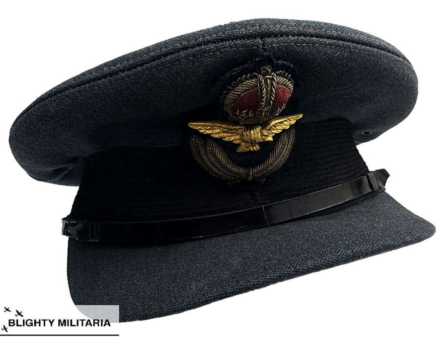 Original WW2 RAF Officer's Peaked Cap by 'Watson Prickard'