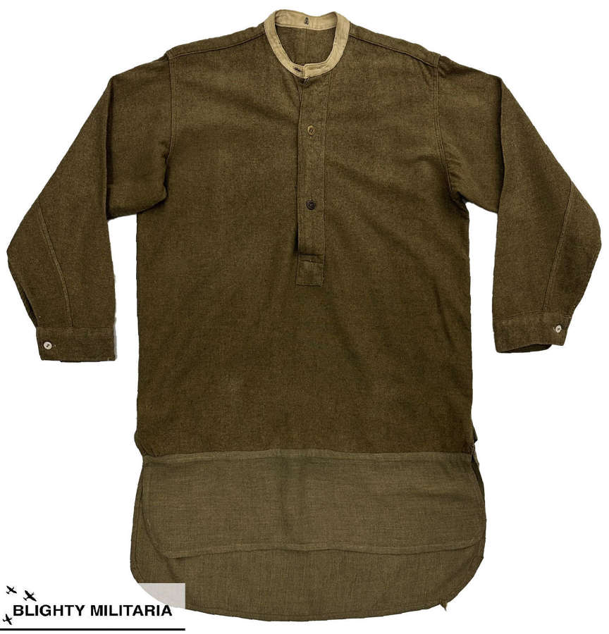 Original WW2 British Army Officer's Wool Shirt