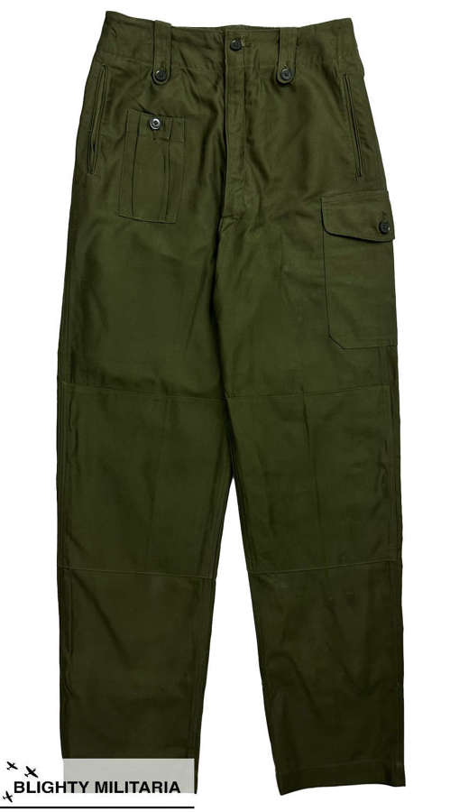 Original British Army 1960 Pattern Combat Trousers - Size 7